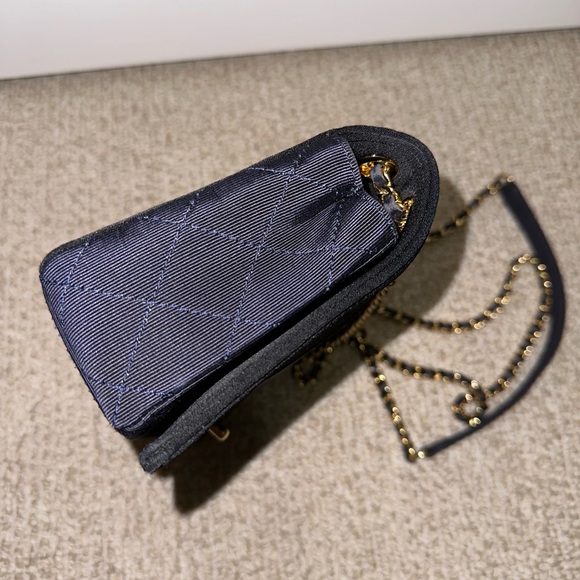 Chanel Mademoiselle Classic Quilted Satin Grosgrain Small Crossbody Flap Bag - Picture 16 of 16